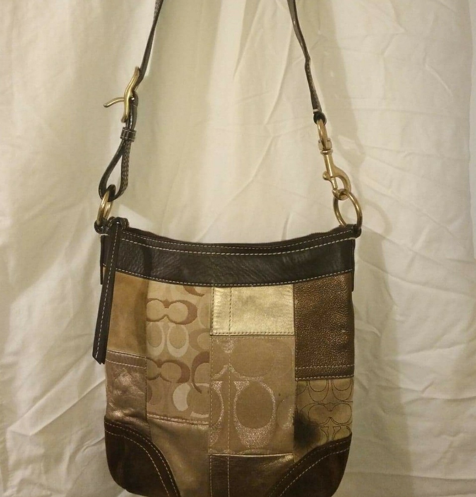 Coach patch work purse